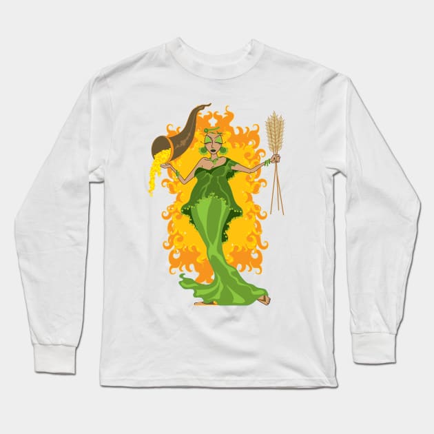 Abundantia Long Sleeve T-Shirt by The Cuban Witch